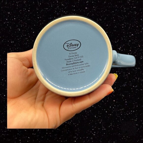 Disney Mickey Mouse Blue Ceramic Coffee Tea Mug Disney Store 5”T 3.25”W - Picture 8 of 10